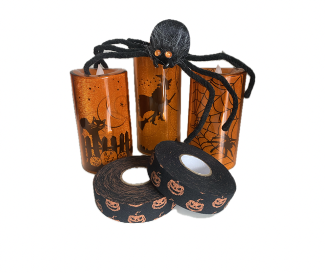 Jack-O-Lantern Hockey Tape